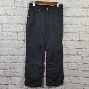 Athleta Black Fleece Lined Winter Ski and Snowboarding Pants
